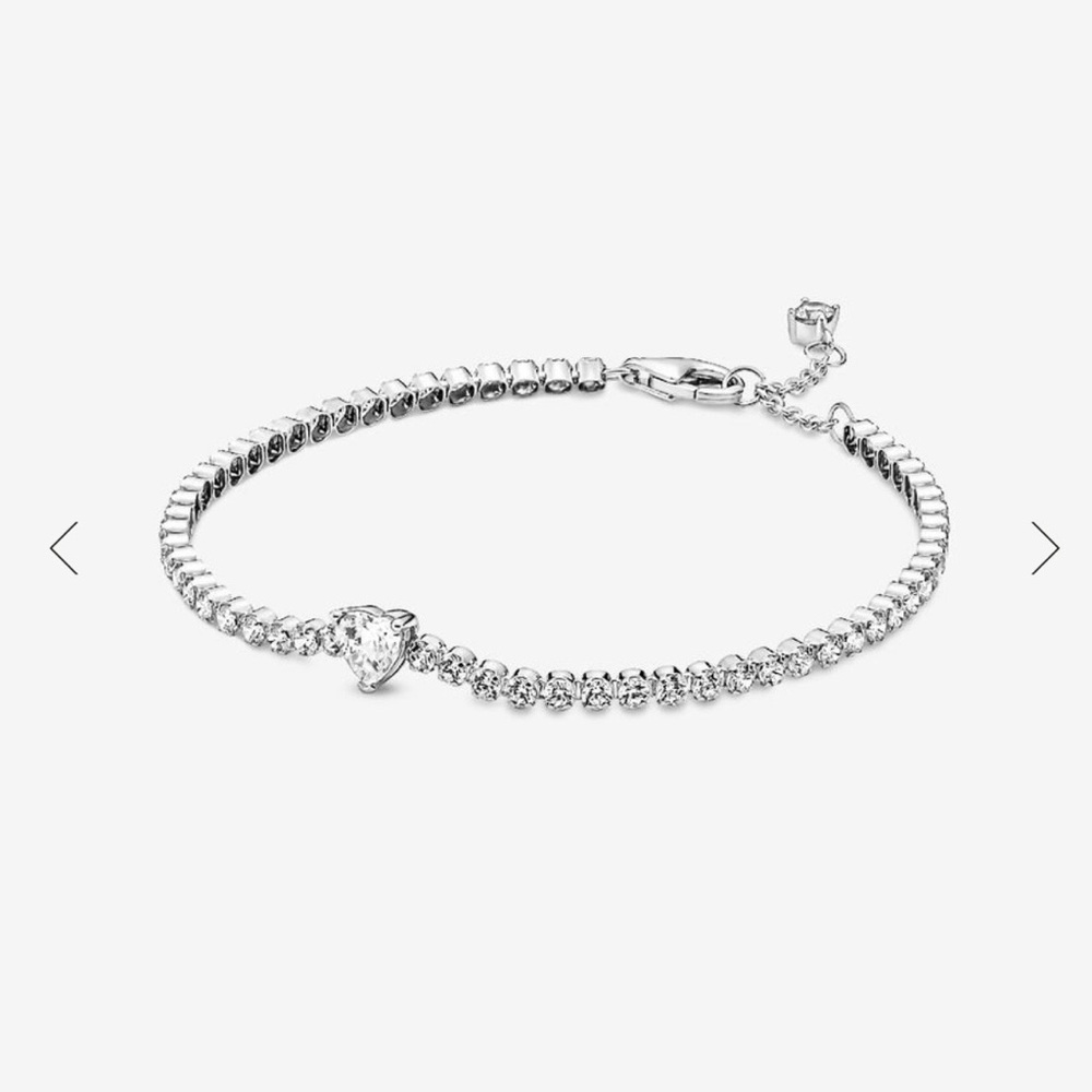 Pandora Silver cubic zirconia bracelet
